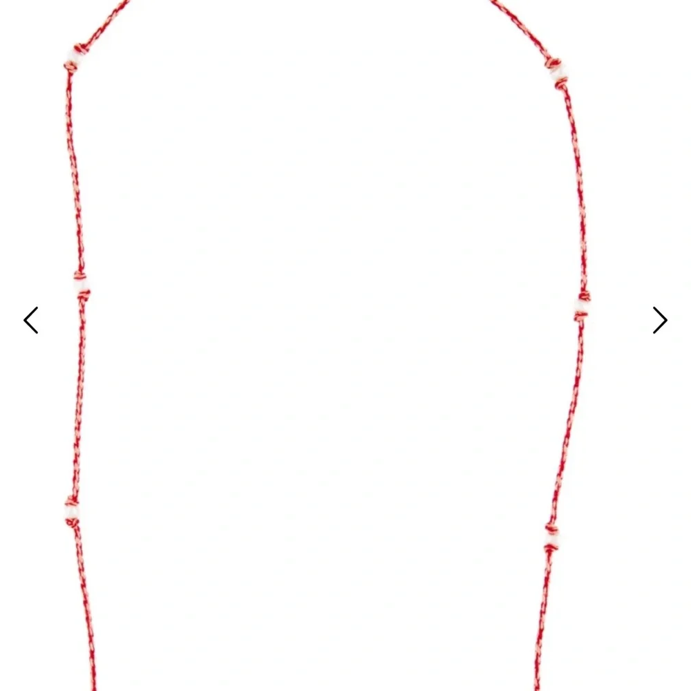 Marie Lichtenberg 29” 9K Cultured Pearl and Silk Cord Station Necklace Chain - Picture 8 of 8